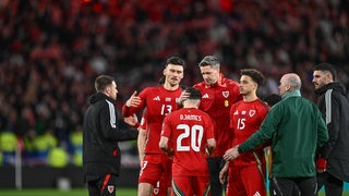 Walesische Nationalspieler sind enttäuscht nach der verpassten EM-Qualifikation.